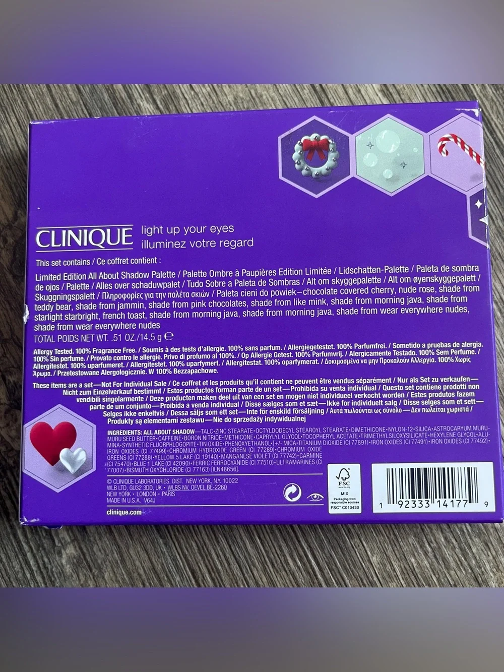 CLINIQUE Light Up Your Eyes Eyeshadow Palette - Limited Production - RARE FIND!